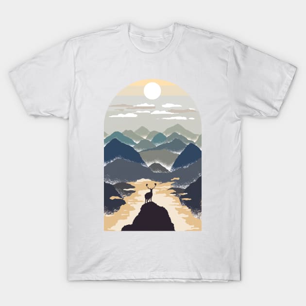 Montains T-Shirt by Eoli Studio